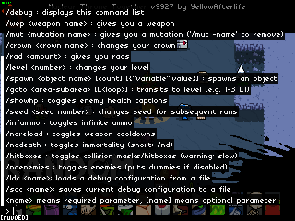 nuclear throne together commands